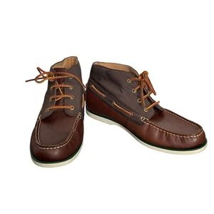 Eddie Bauer Westbrook Leather Mid Top Men's Deck Shoes Size 13M